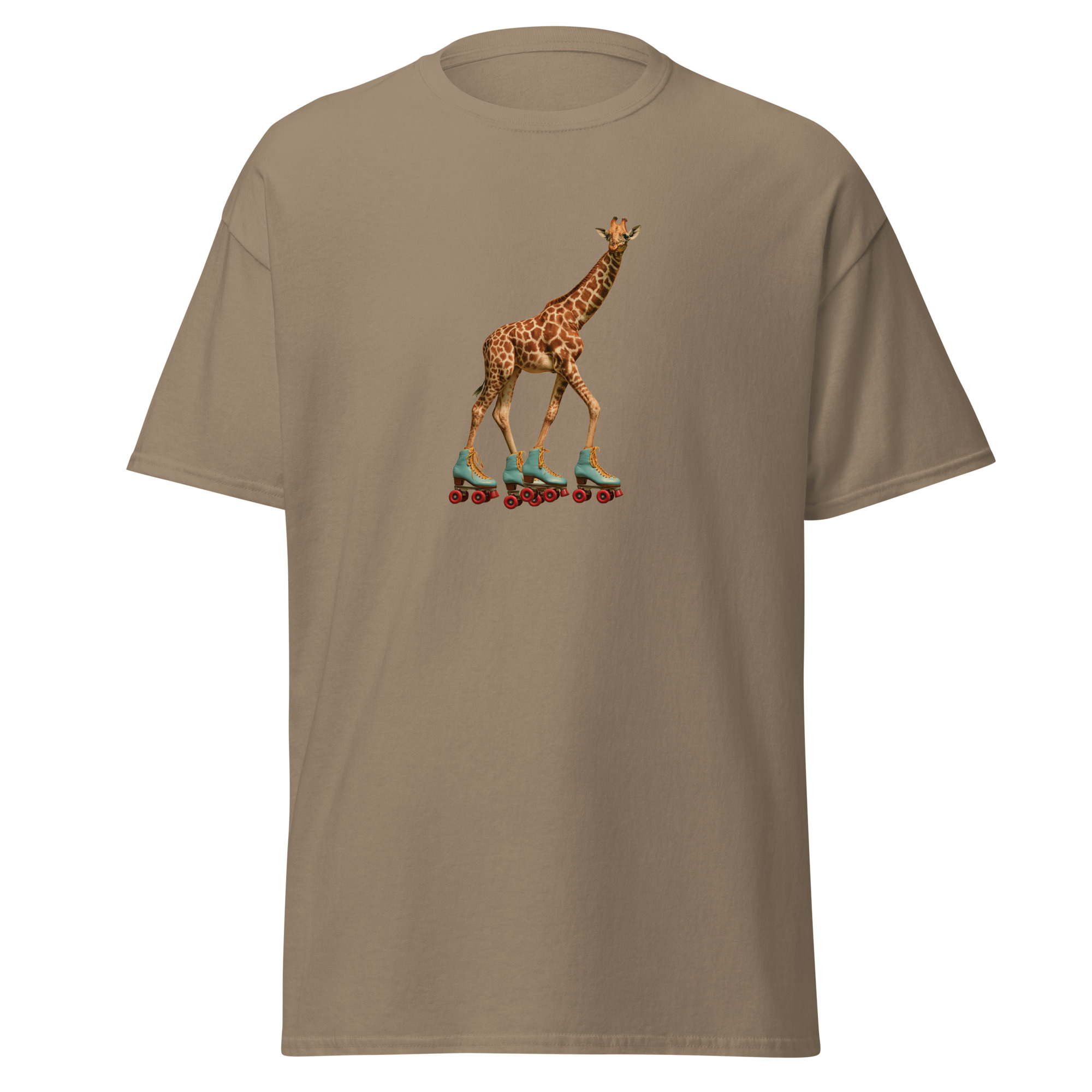 Giraffe Skater Unisex classic tee - Image 7