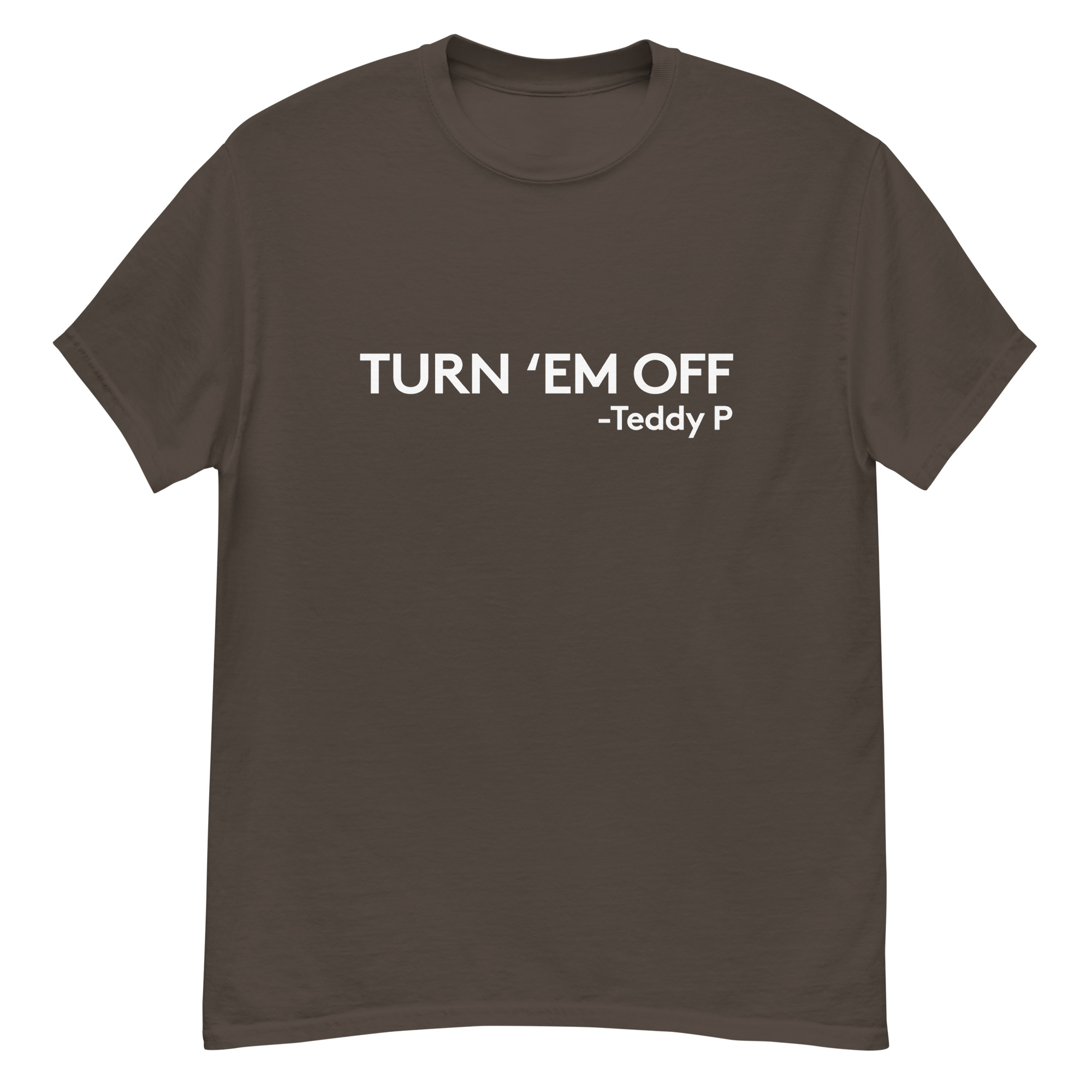 Turn 'em off Unisex classic tee - Image 4