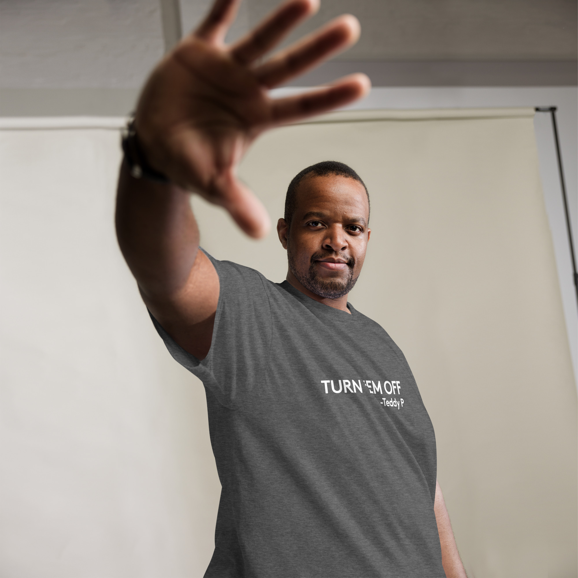 Turn 'em off Unisex classic tee - Image 5
