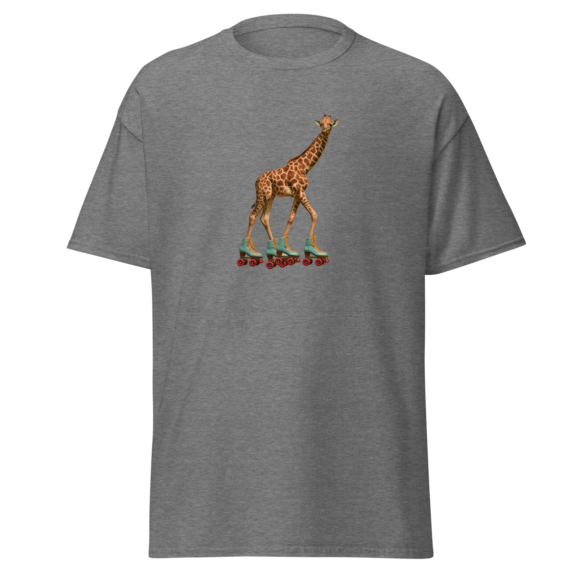 Giraffe Skater Unisex classic tee - Image 6
