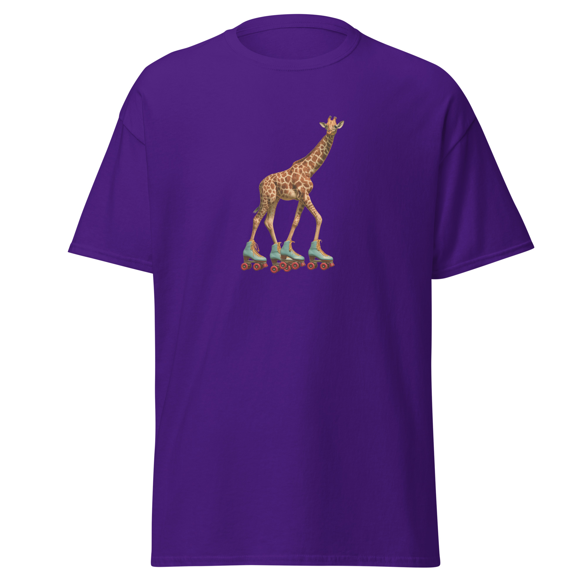 Giraffe Skater Unisex classic tee - Image 4
