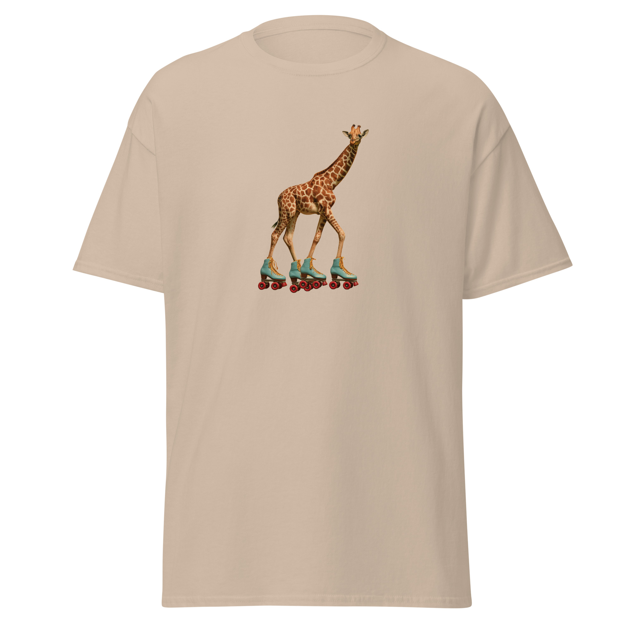 Giraffe Skater Unisex classic tee - Image 9