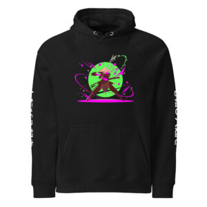 Samurai Monday Unisex eco raglan hoodie