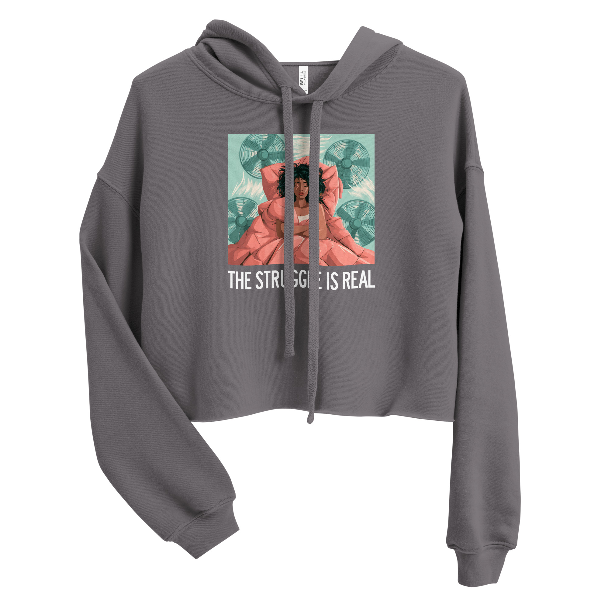 Struggle is Real Crop Hoodie - Image 8